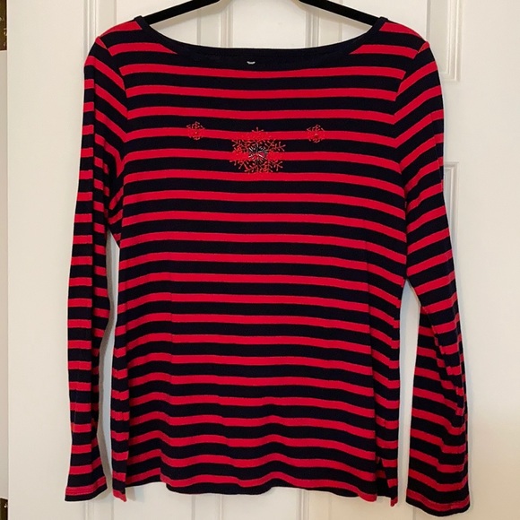 Talbots Snowflake Tee - Picture 9 of 9